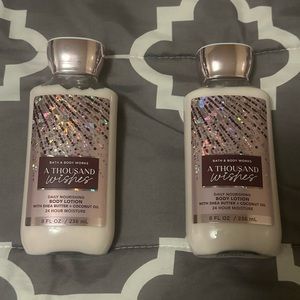Bath and Body Works A Thousand Wishes Lotions